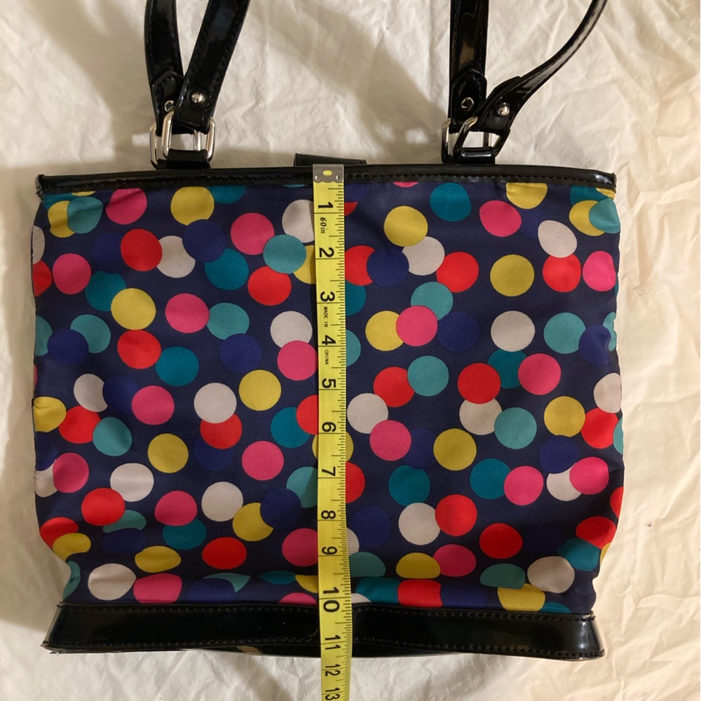 lulu Colorful Polka Dot Tote - Picture 9 of 10